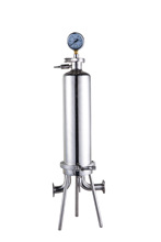 不銹鋼316L液體過濾器單芯生物制葯料液過濾保安過濾衛生級食品級