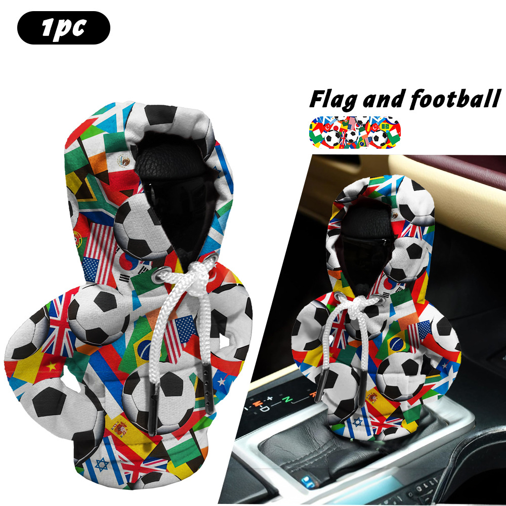 Car Shift Hoodie Cover Car Gear Lever Hooded Clothes Cover Car Interior Gear Dust Cover