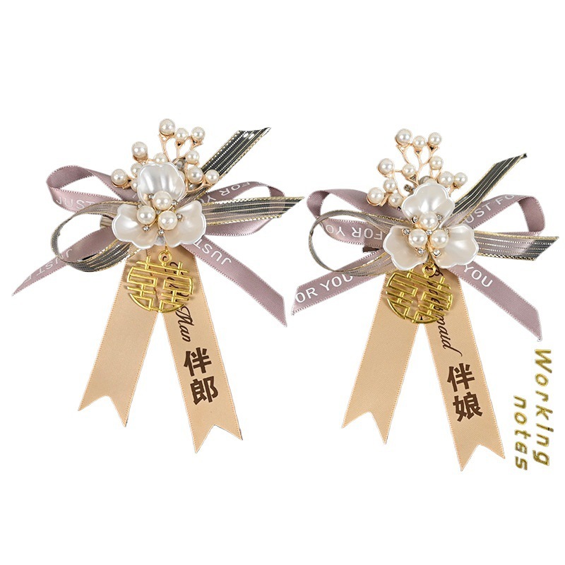ブートニアピン、花婿の付添人、ブライズメイドのブートニア、新郎新婦のブートニア、両親のウェディングブートニア、ウェディング用品|undefined