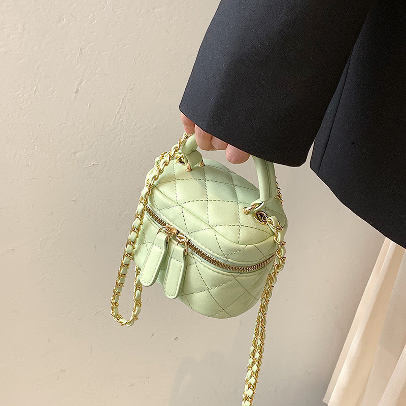 INS moda estilo Chanel estilo occidental niñas padre-hijo bolsa de cosméticos crossbody lápiz labial portátil auricular bolsa bolso de las mujeres