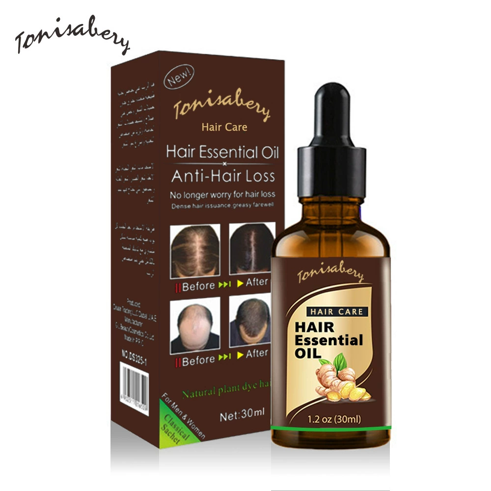 TONISABERY Имбирный Эфирное масло для волос 30ml Уход за волосами Сильный бифуркация для восстановления волос