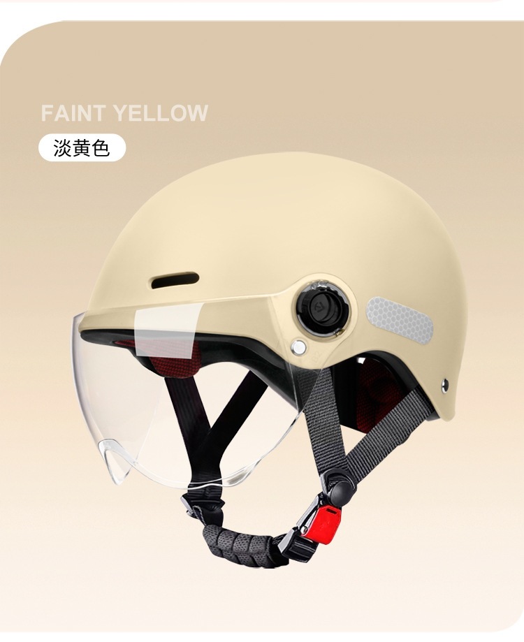Foreign trade style electric motorcycle helmet, men's electric scooter half helmet, women's all-season sun protection safety helmet