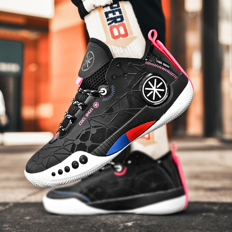 Basketball Shoes Men's Middle School Students 2022 New Autumn Breathable Student sneaker Cross-border Boys Practical Sneakers Wholesale