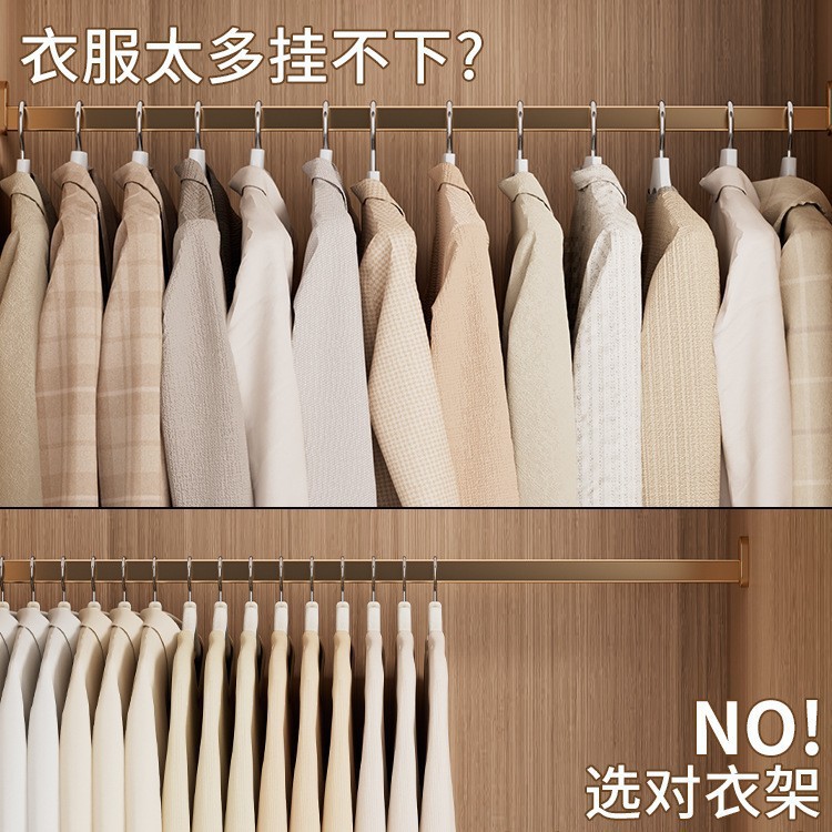 ✅2025 percha de flocado percha de ropa doméstica con clip sin rastro antideslizante conjunto transfronterizo soporte de ropa de almacenamiento especial