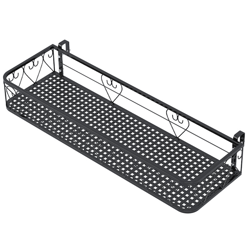 吊り下げフラワースタンド、バルコニーフラワースタンド、植木鉢プラントスタンド、多肉植物収納ラック、窓枠手すり、鉄製ガードレールハンガー