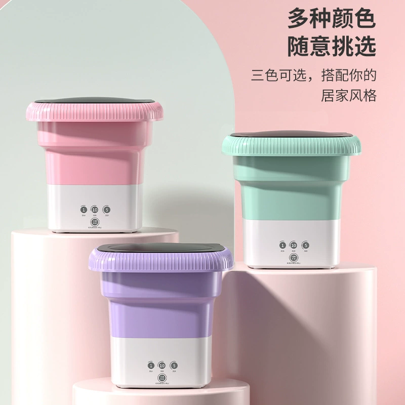 6,5 литров складной элюция интегрированная стиральная машина маленький студент общежитие стиральная машина детская стиральная машина портативный