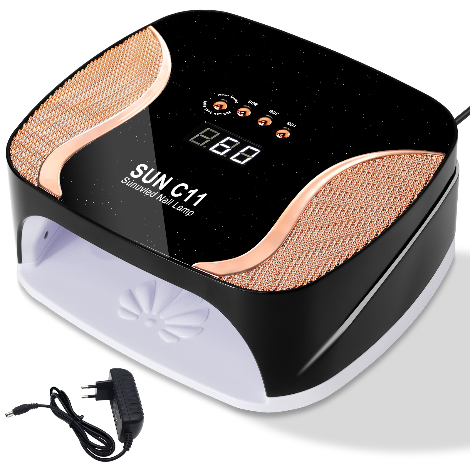 Nueva lámpara de uñas 308W lámpara de parrilla de uñas de alta potencia lámpara de fototerapia UV pegamento de esmalte de uñas de secado rápido máquina de fototerapia de uñas transfronteriza