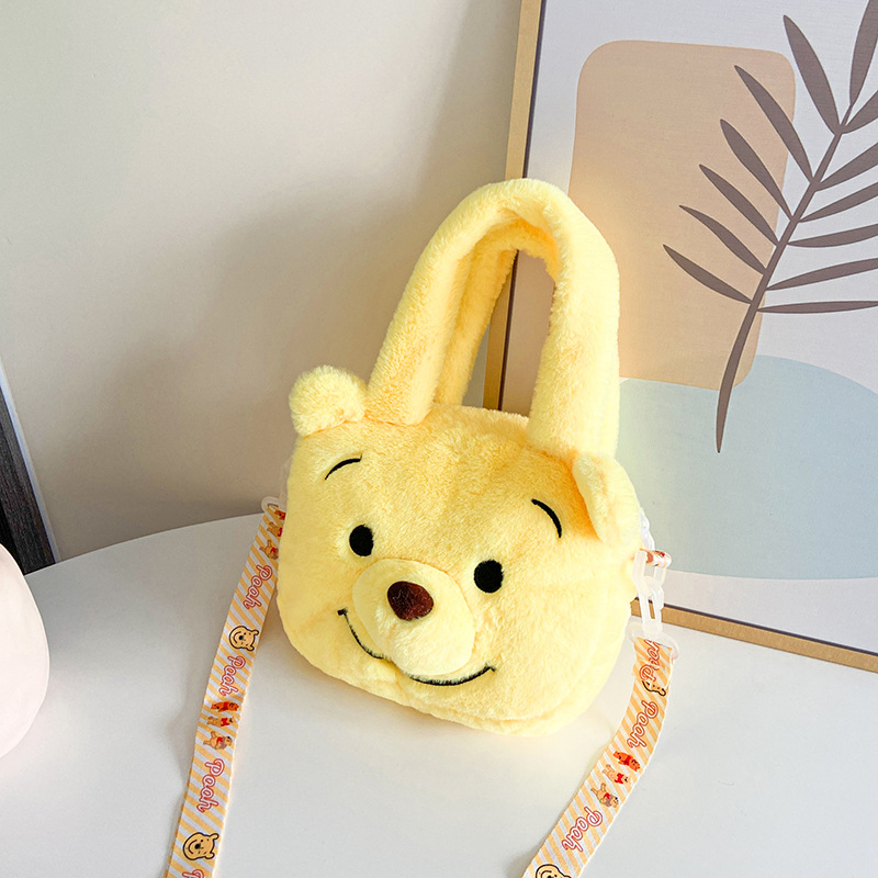 Juguete de felpa crossbody bolsa transfronteriza nueva de dibujos animados de 8 pulgadas muñeca bolso Correa