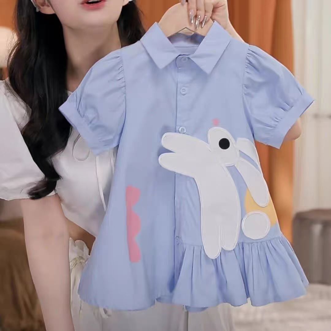 Blue cute summer dress