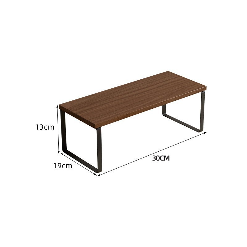 월넛 컬러 + 블랙 프레임 S사이즈 30X19X14.2CM