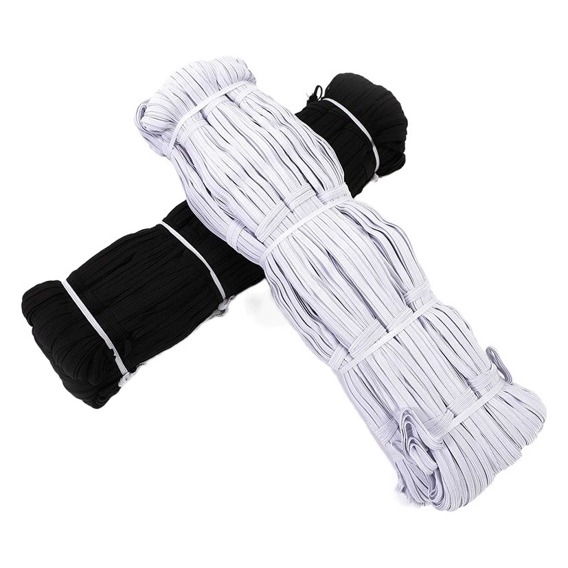 Производители черно-белый плоский конский ремень Эластичный резиновый ремень аксессуары для одежды узкая ходьба лошади