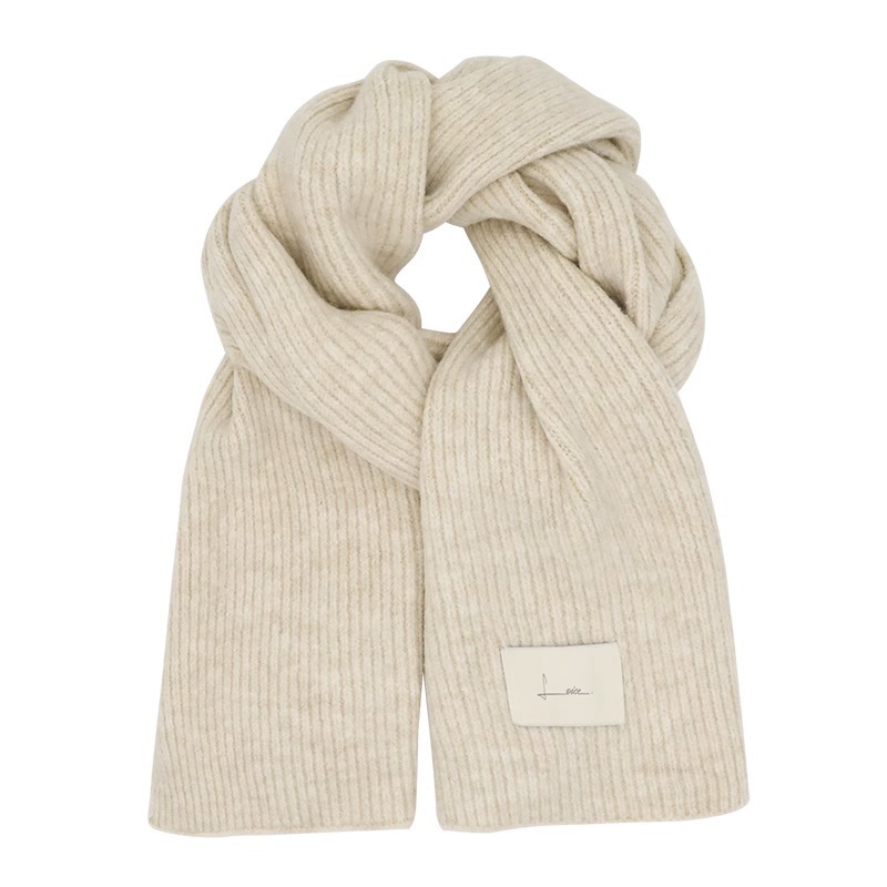 Year's Red Knitted Wool for Girls Winter 2024 New Versatile Korean Edition High End Scarf_voghion.com