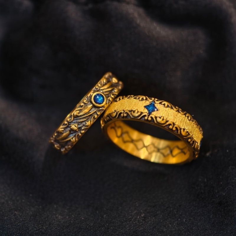 Monologue Atlantis Sea Wave Ring Vintage Silver Ring For Women_voghion.com