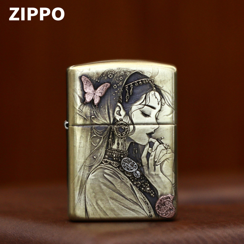 Zippo Zhibao 本物のライターブロンズドリームリターンルーランパーソナライズされたギフト灯油砥石ギフト卸売|undefined