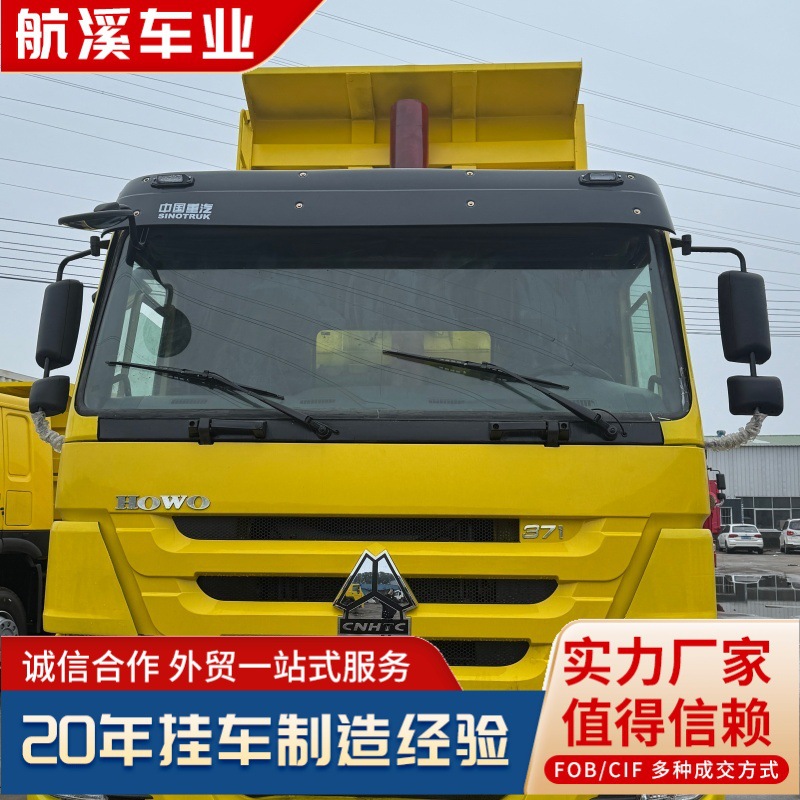 Selling Used Export Dump Trucks 371 375 Horsepower 6X4 Dump Trucks for Earthmoving Engineering and Transport Large Trucks