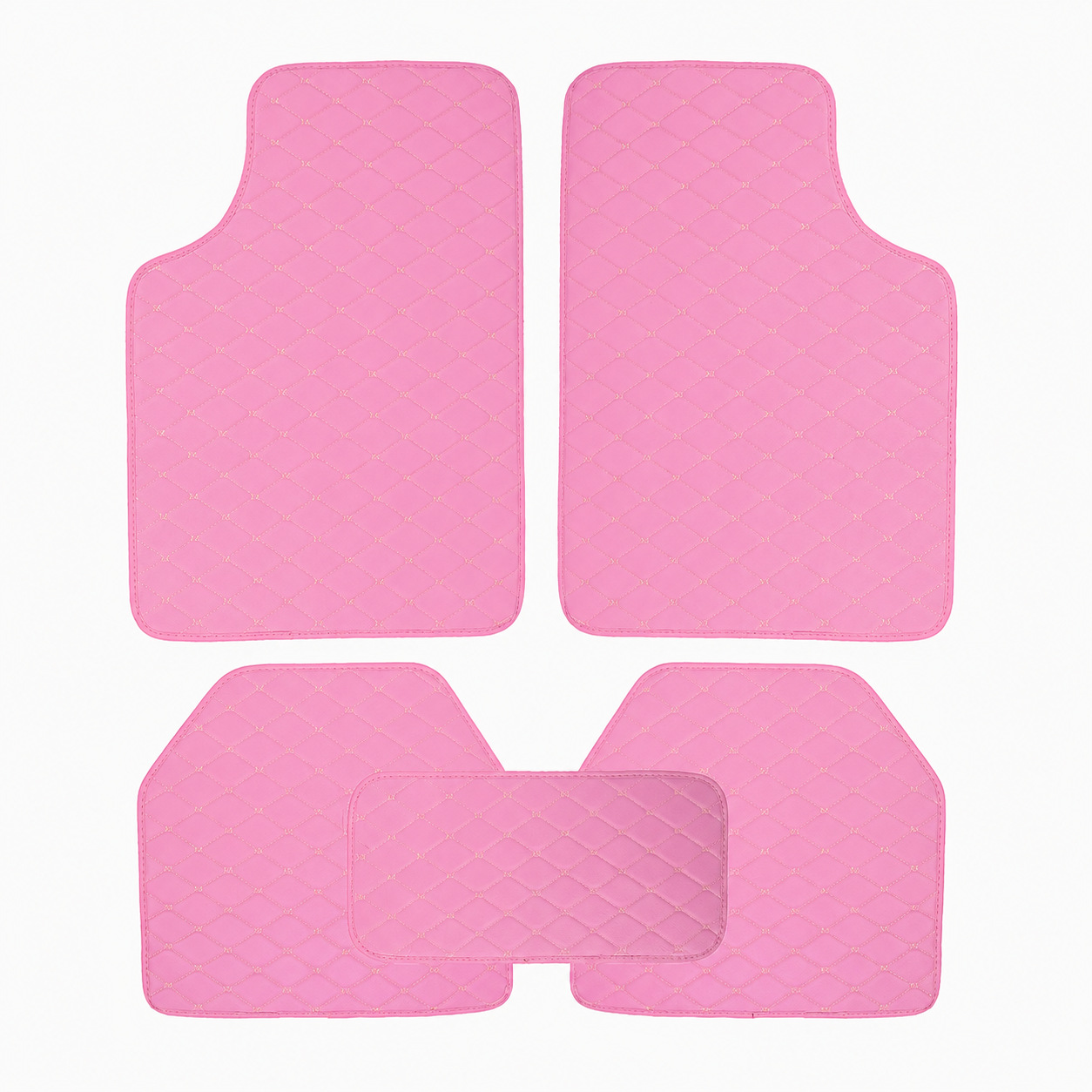 Wholesale and dropshipping of foreign trade car carpets, Amazon cross-border quilted foot mats, right-hand drive PVC universal car floor mats