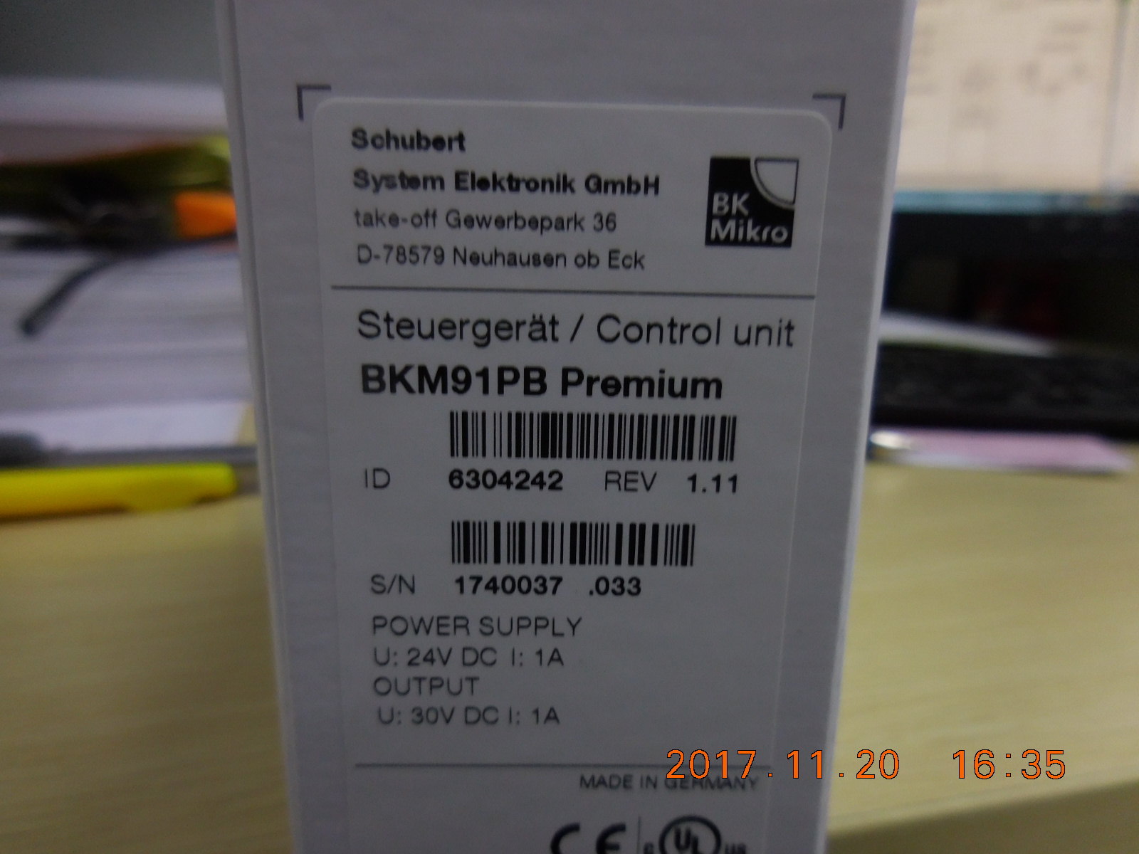 BK MIKRO 控制器  BKM91PB(6304242)