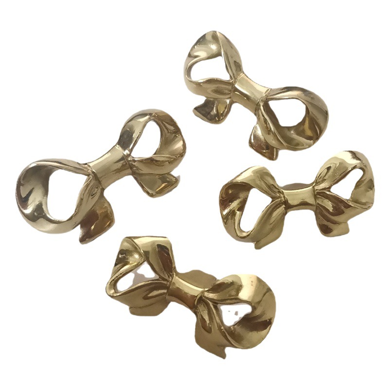 Latón arco cajón gabinete caja de caramelo manija