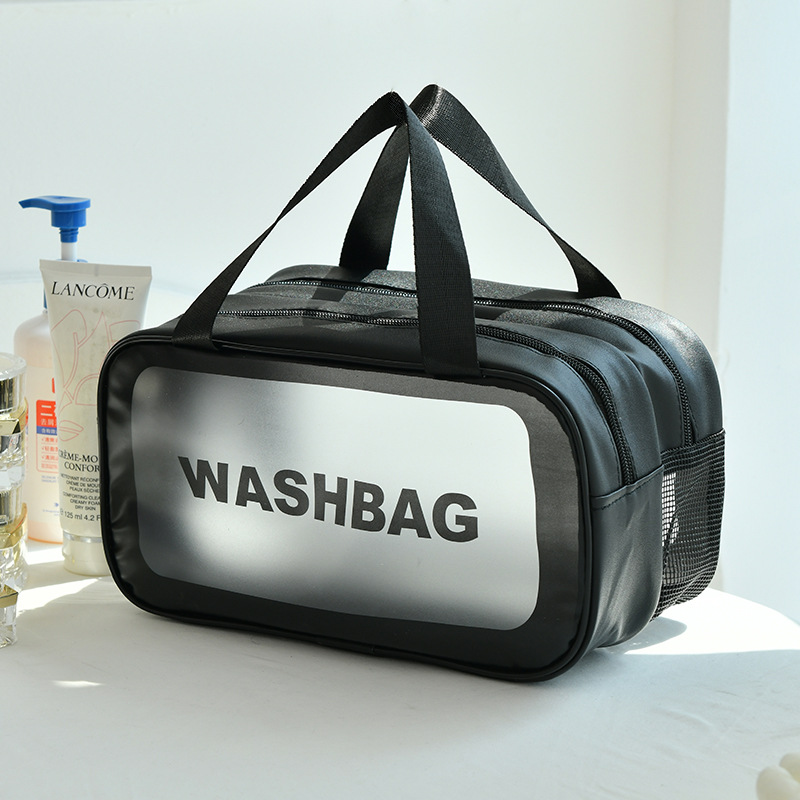 중간 블랙 더블 레이어