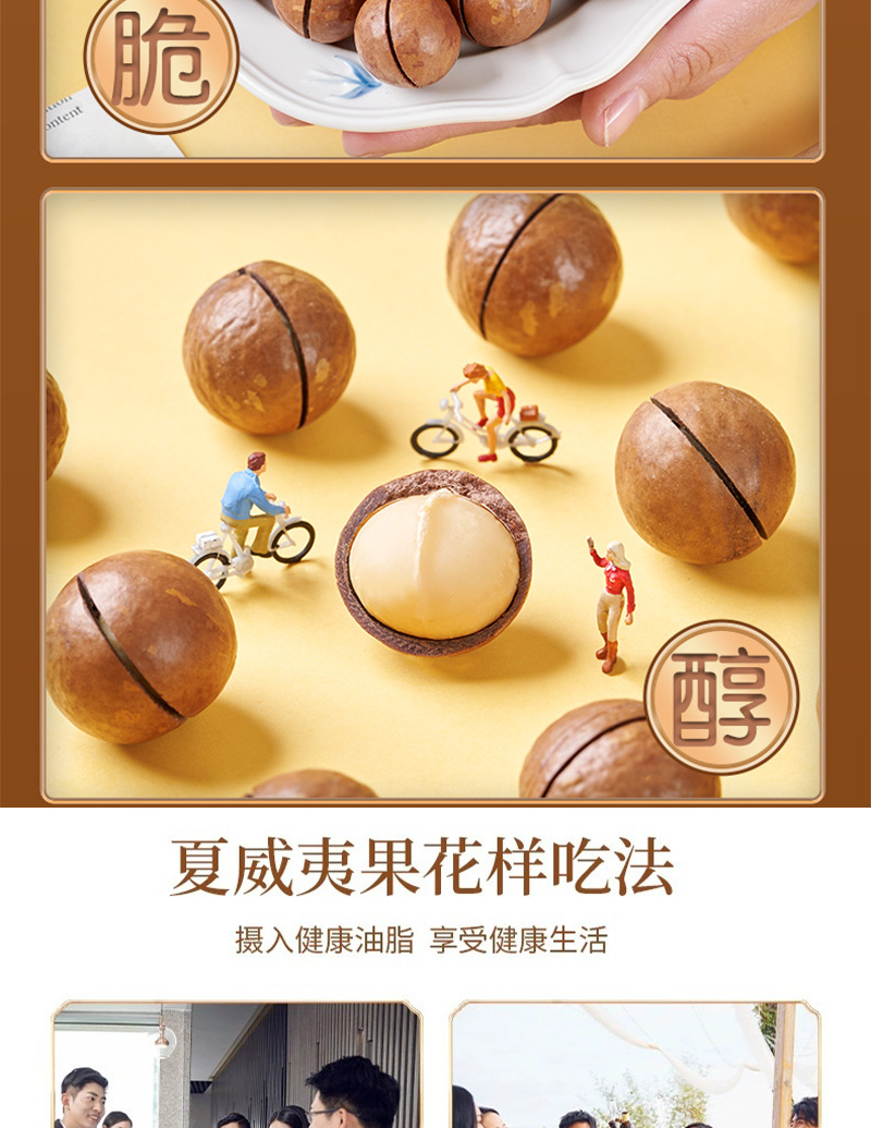 Macadamia Nuts In Shell Snack Easy Crack Roasted Nut Treat 50g Pack specifications