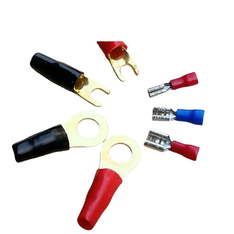 Автомобильный аудиодинамик, пружинная вставка, клеммный блок усилителя холодного прессования, клеммный блок OT/UT, клеммный блок, нос проводки