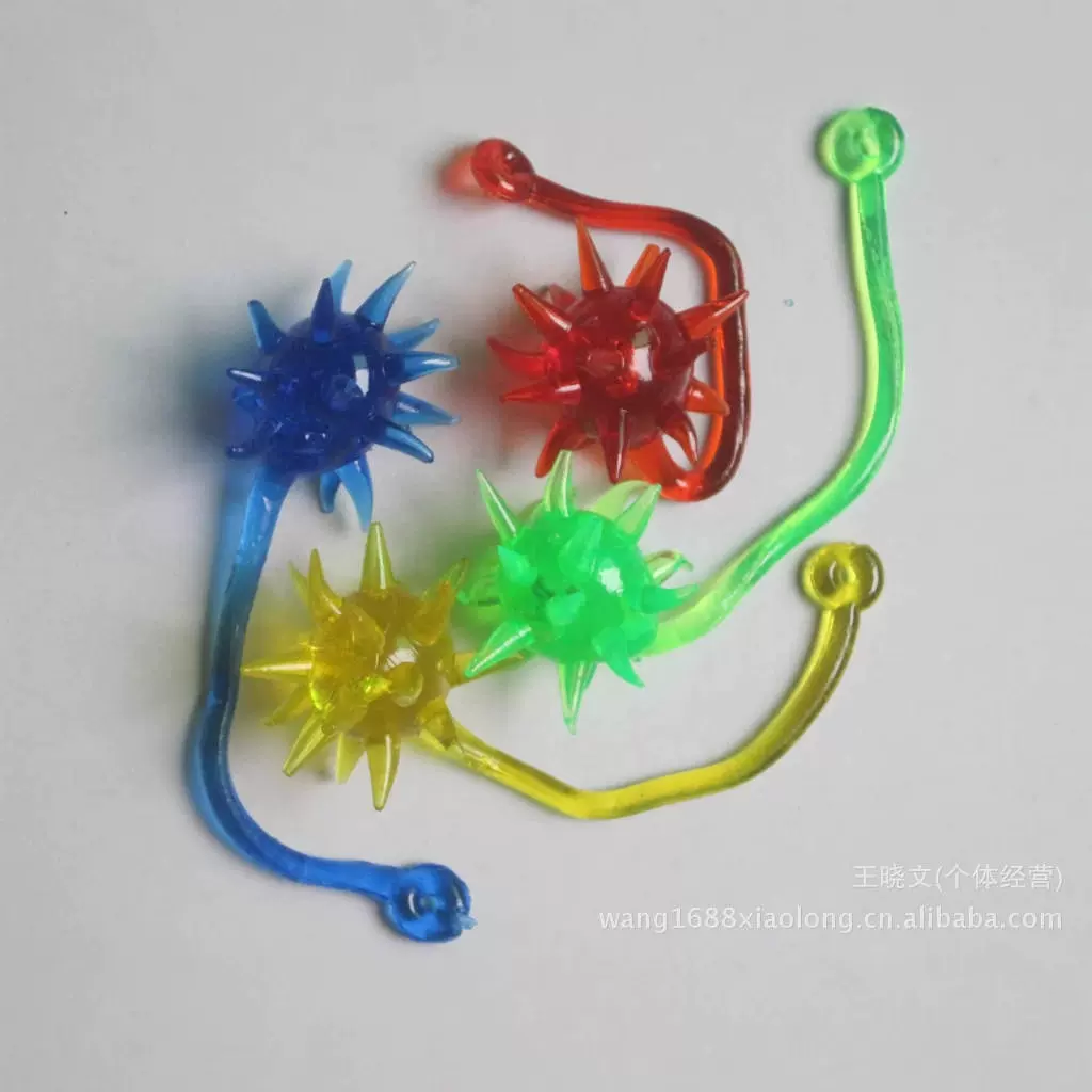 粘性弹力玩具流星锤 手掌爬墙人传统怀旧地摊儿童玩具厂家批发