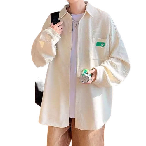 New Winter Men's High-End Outfit Two-Piece Set Including Cotton Padded Jacket and Denim Work Pants Combo Set