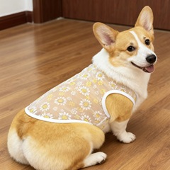 犬の夏服メッシュ薄いベスト小型中型犬ペットコーギーフレンチブルドッグ柴犬通気性日焼け止め服
