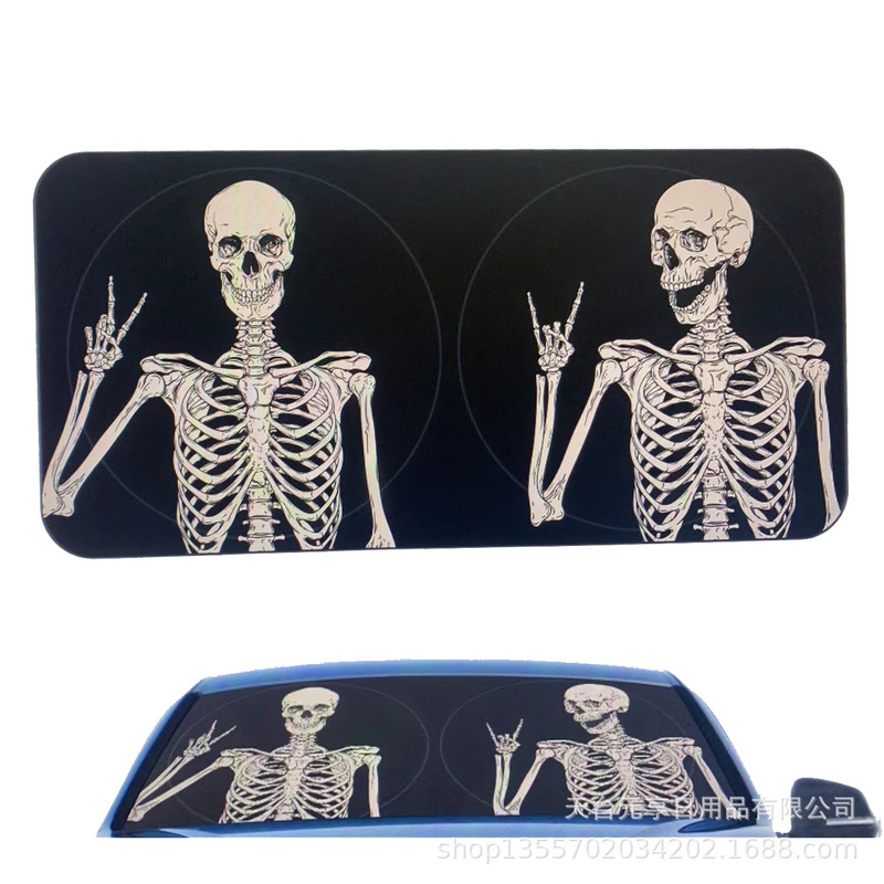 Cross-Border Colorful Vinyl Double-Circle Sunshade, Continuously Added Patterns, Cloth Bag Packaging, Vinyl on the Back, One Piece