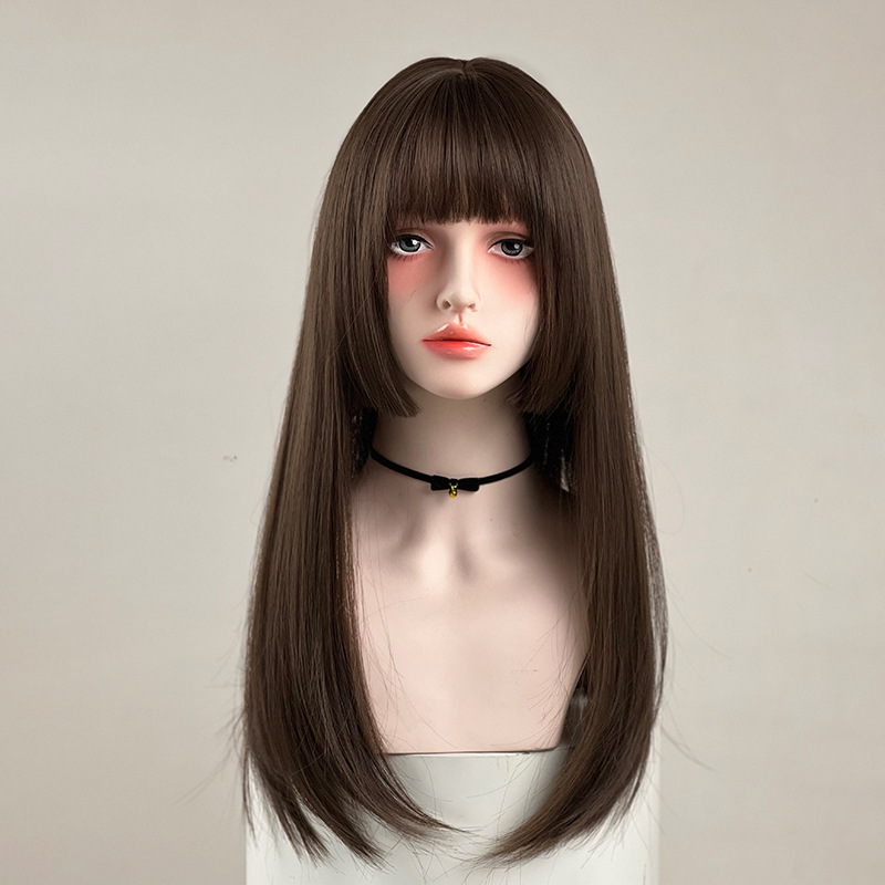 "Cold Brown" princess cut 60cm