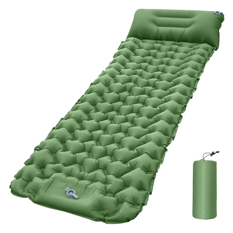Fabricante de colchones inflables para exteriores, suministra directamente a Amazon, colchoneta ligera y portátil para acampar, a prueba de humedad.