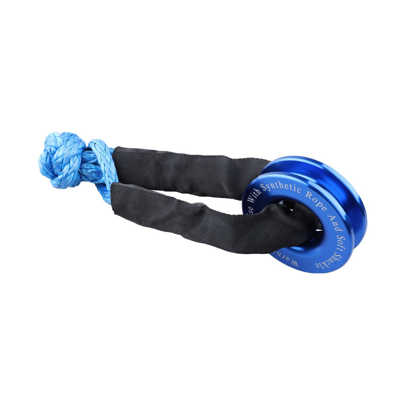 Trailer ring all kinds of outdoor off-road vehicle winch car large tension soft shackle emergency rescue snatch recovery ring