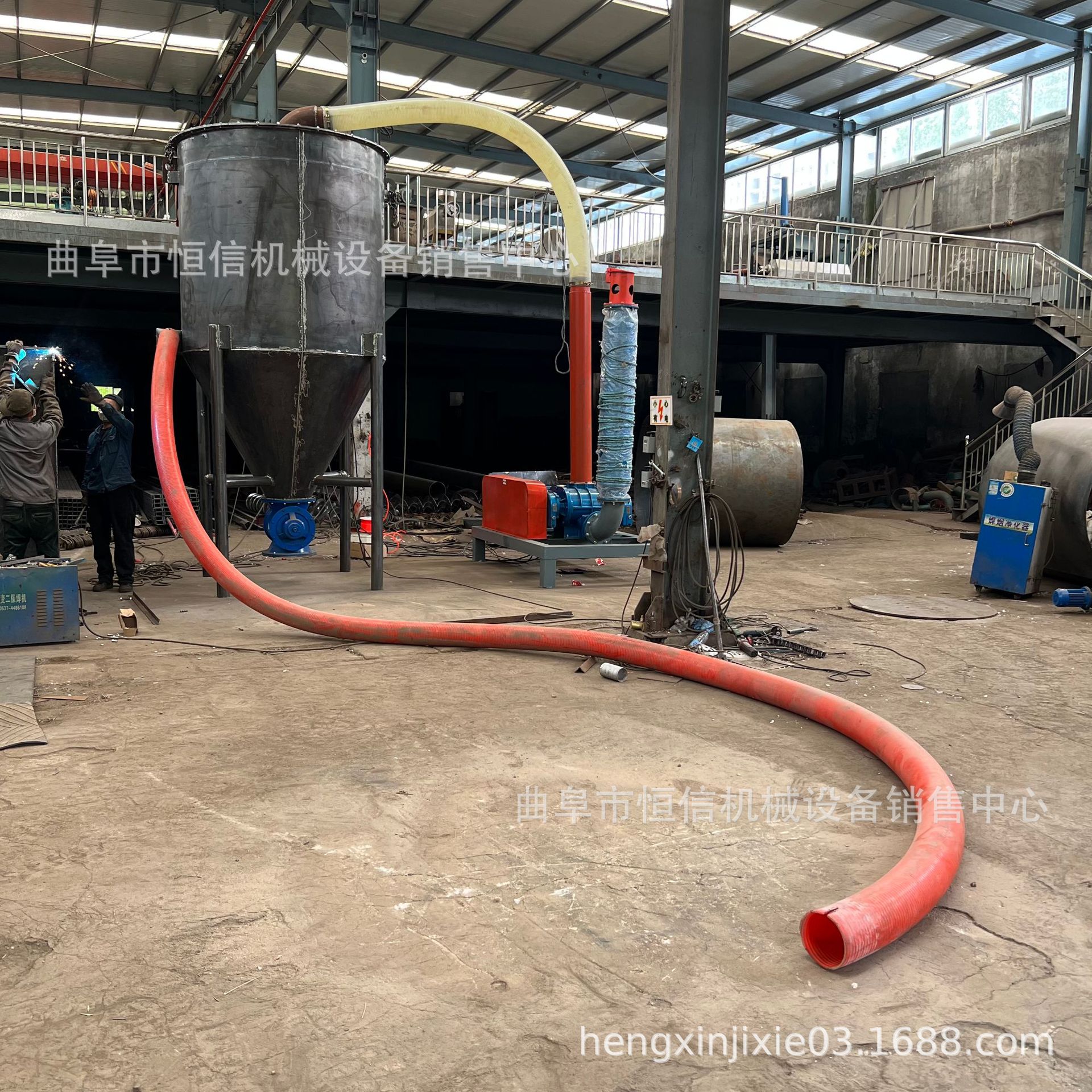 电厂高温灰炉膛灰粉尘气力吸灰机zcjb 60m高处散灰入库气力吸灰机