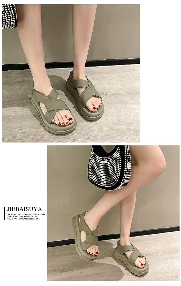 Lady Slides Thongs Strand Reizen Leer Antislip_voghion.com