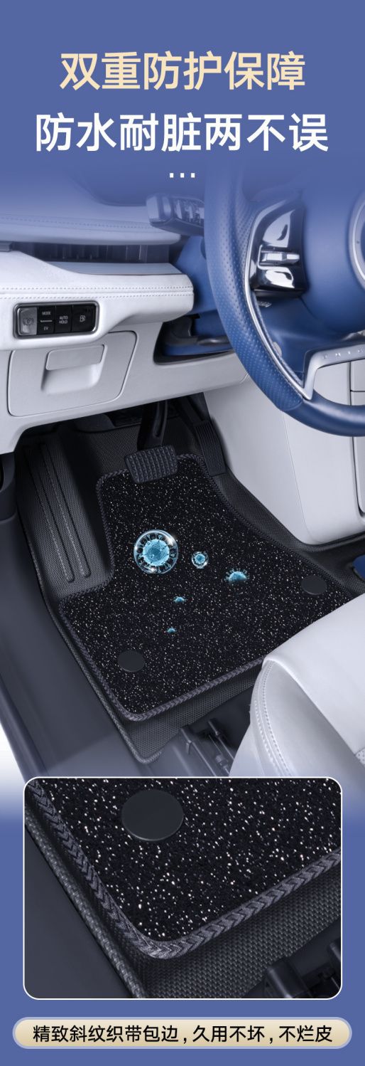 Suitable for Buick Gl8 Floor Mats Surrounding Gl8 Interior Accessories Supplies Carpet Tpe Car Floor Mats Trunk Mat