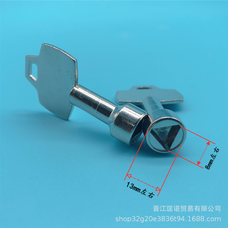 General outdoor sanitation dustbin residential dustbin key accessories electric cabinet door electric meter box size key