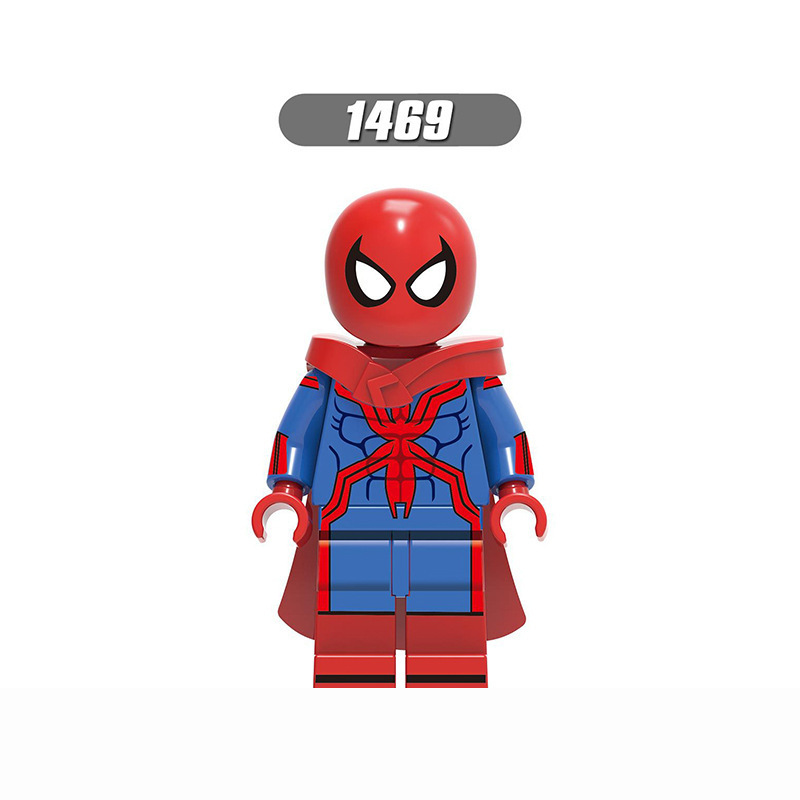国境を越えた卸売ホットセール互換性のあるレゴスパイダーマンミニフィギュアシリーズ子供の教育用組み立て式小さな粒子ビルディングブロックおもちゃ|undefined
