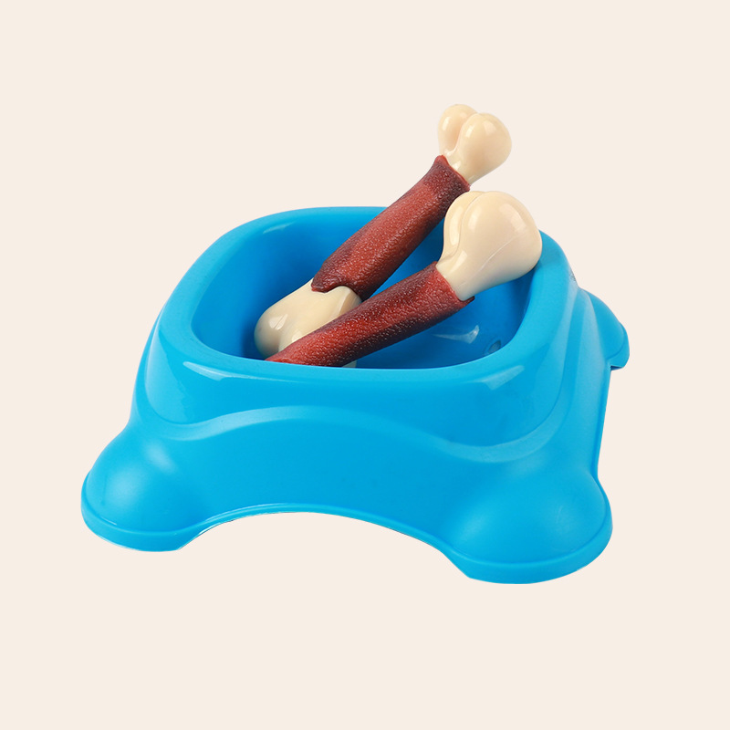 Nueva mascota molar juguete carne sabor grande perro hueso molar mordedura-resistente hueso palo en stock al por mayor image 3