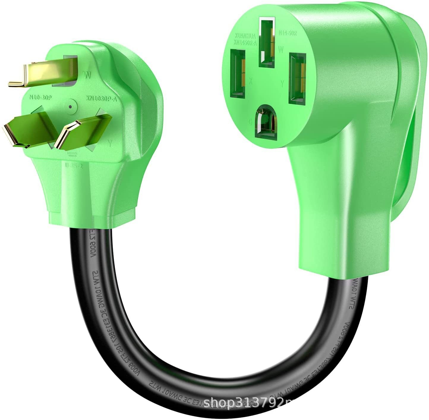 源头工厂 RV 适配器线 30A至 50A插头适配器N10--30P /N14-50R延