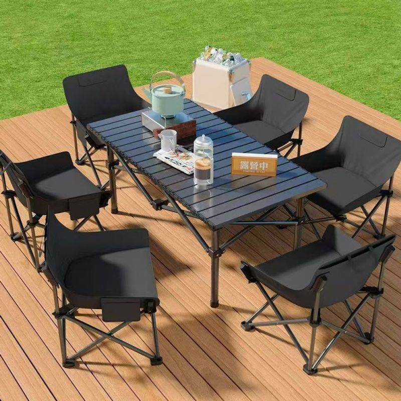 Moon table and chair set for outdoor camping, picnic table and chairs, foldable, portable, comfortable camping table and chairs, egg roll table Moon table and chair set for outdoor camping, picnic table and chairs, foldable, portable, comfortable camping table and chairs, egg roll table
