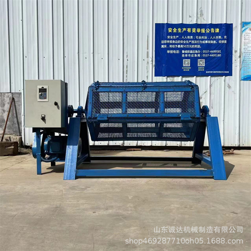 五金零件打磨去毛刺机 加变频装置六角滚筒抛光机现货供应