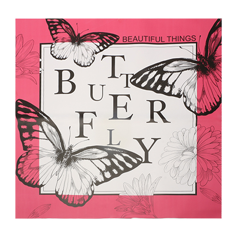 Huaxi Dream Butterfly Paper embalaje de flores comercio exterior transfronterizo al por mayor florista bouquet Ouyaday papel de regalo de flores