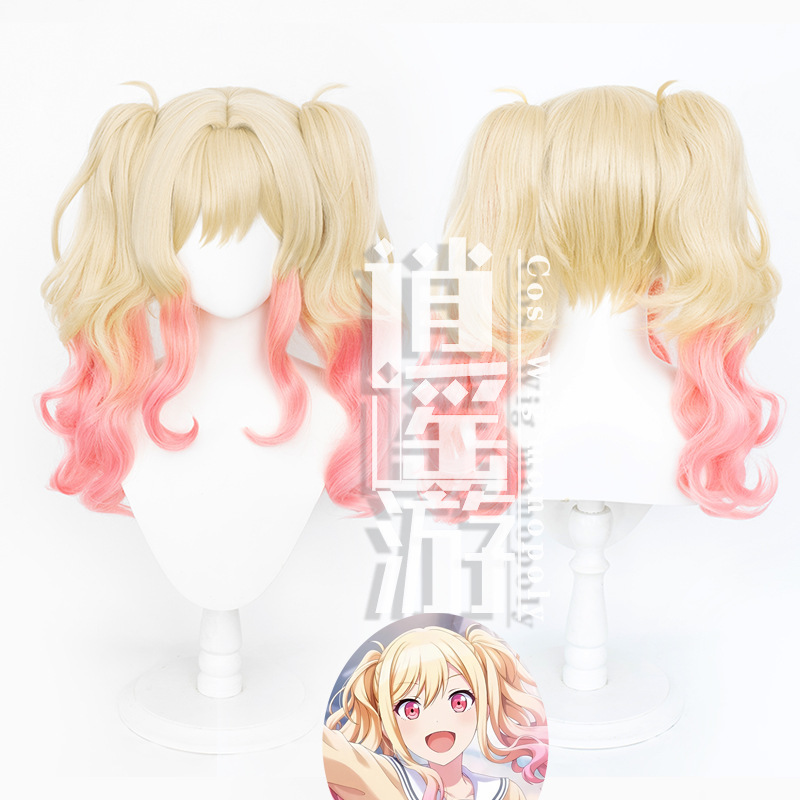 Free and Easy Tianma Sakuya Cosplay Wig World Project Wonderful Stage Simulation Scalp Top Tiger Clip Double Ponytails Free and Easy Tianma Sakuya Cosplay Wig World Project Wonderful Stage Simulation Scalp Top Tiger Clip Double Ponytails