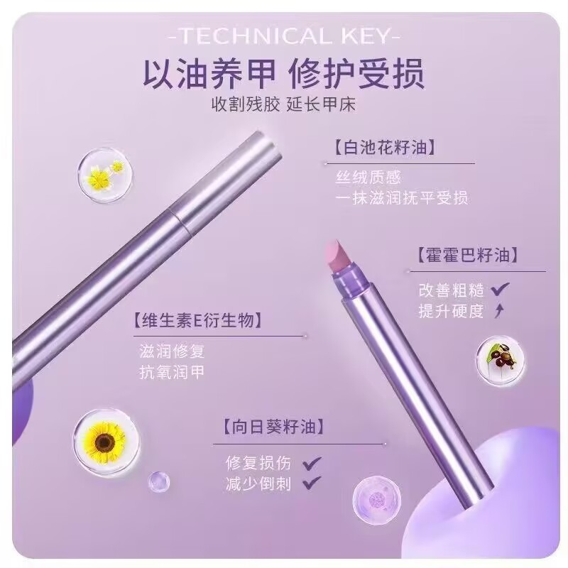 厂家直供护甲精华笔美甲营养笔油护甲防倒刺护指缘精油指甲精华笔|undefined