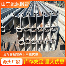 供应冷拔Q235艺术燕尾灯杆  大口径四面凹异形灯杆现货