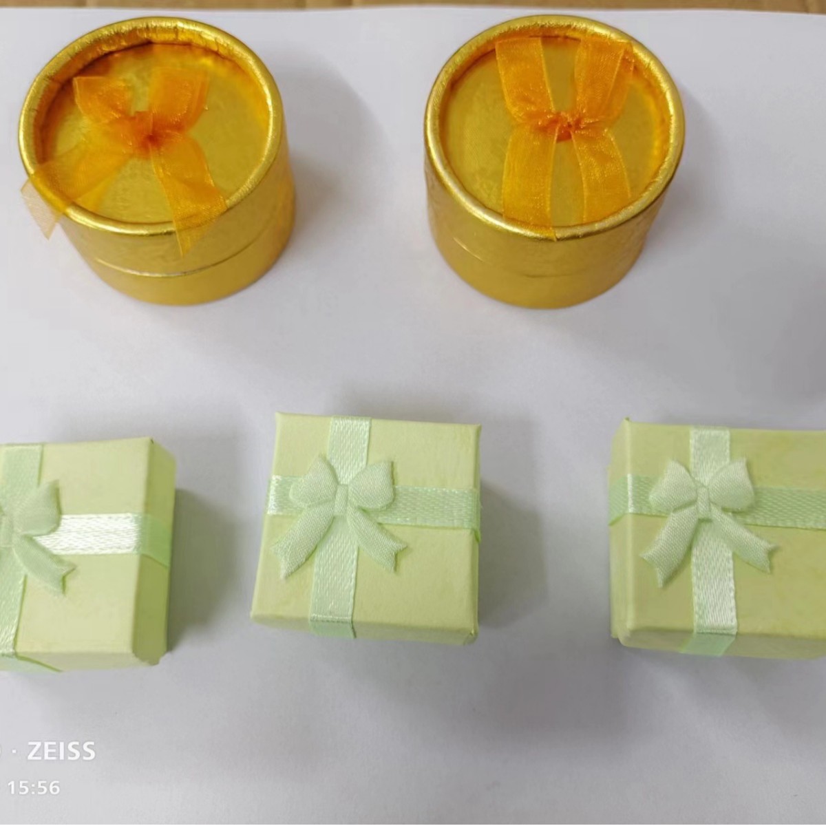 蝴蝶结 戒指盒/耳钉盒/包装盒/饰品盒/首饰盒/纸盒/4*4*3