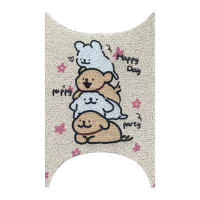 MZ330 PVC Coil Carpet Mat, Electric vehicle foot mat - stacking-fun-puppy-no9-mz3