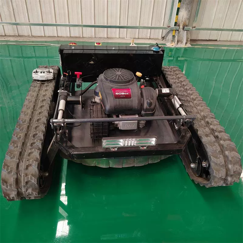 Вездеходная гусеничная газонокосилка с дистанционным управлением для горных садов, многофункциональная прополочная машина для небольших хозяйств и сельского хозяйства