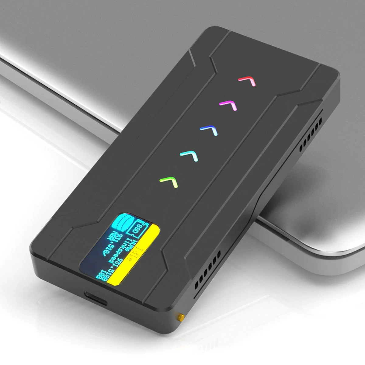 Cross -border wholesale M2 solid -state mobile hard disk box NVME/SATA dual protocol high -speed transmission USB3.2 hard disk box
