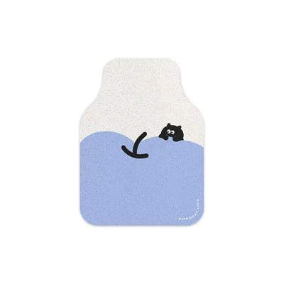 Foot Mats, Avtomobil döşəmə paspasları - apple-kitten-single-front-row-silk-circle-5060cm